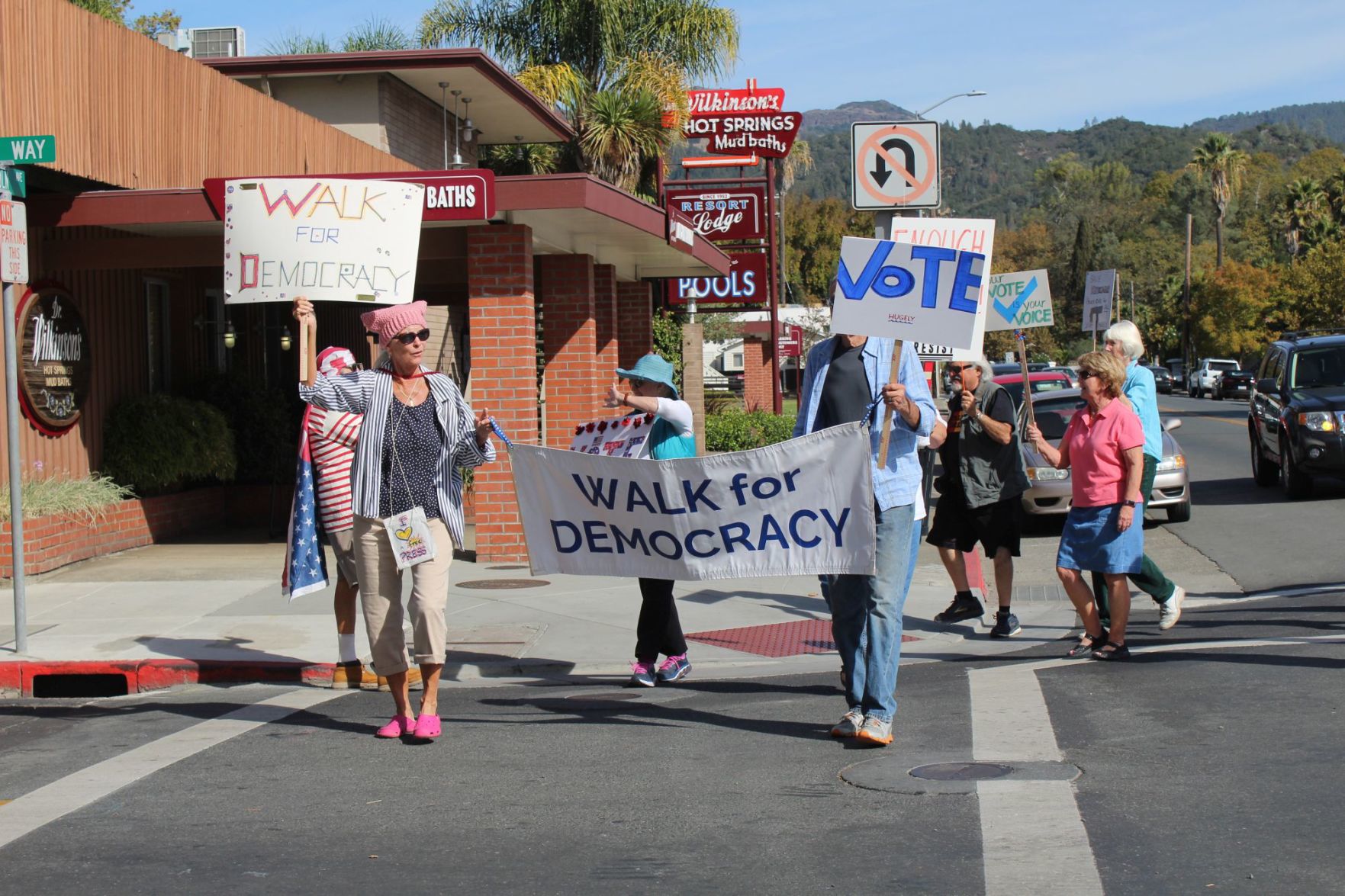 Walk for democracy